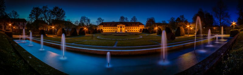 Orangery in Kempten at Dusk