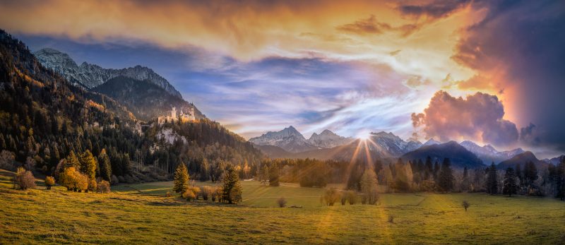 Fine-Art Timeless Panoramas 2 Neuschwanstein-Pano-Viewpoint-Reith-Alpe
